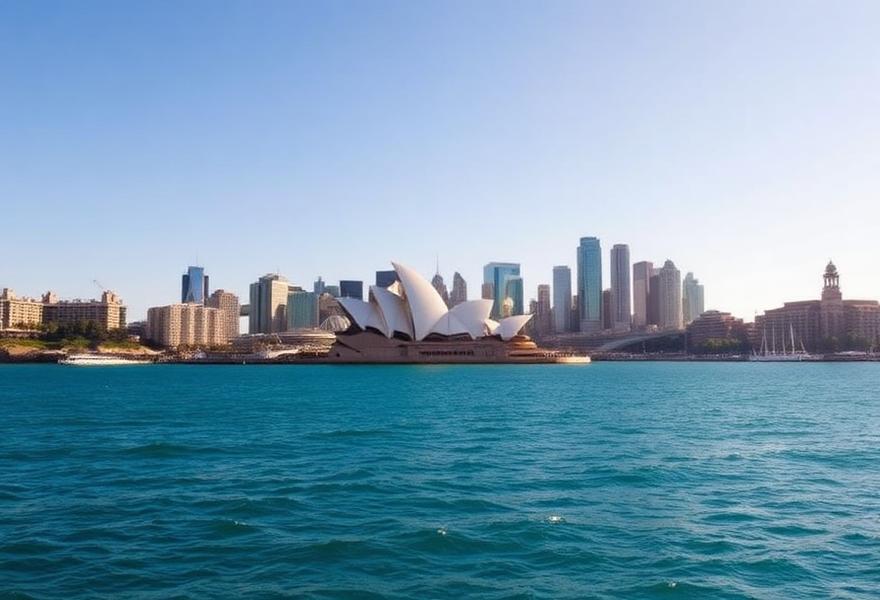Sydney harbour skyline, Australia